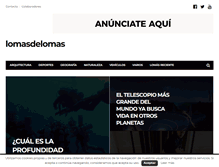 Tablet Screenshot of lomasdelomas.com